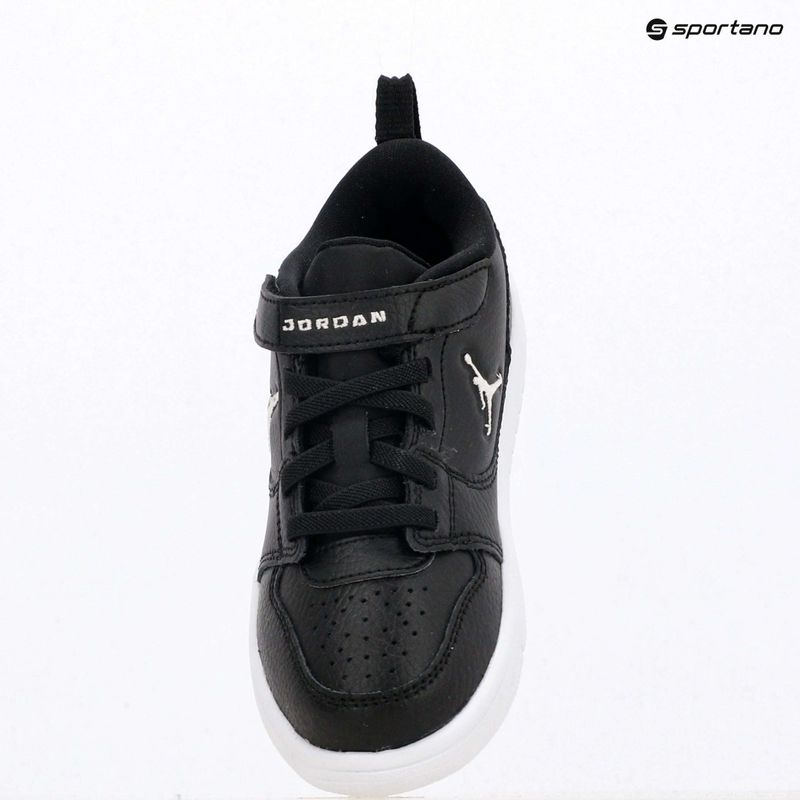 Detská obuv Jordan Court Connect Low black/white 6