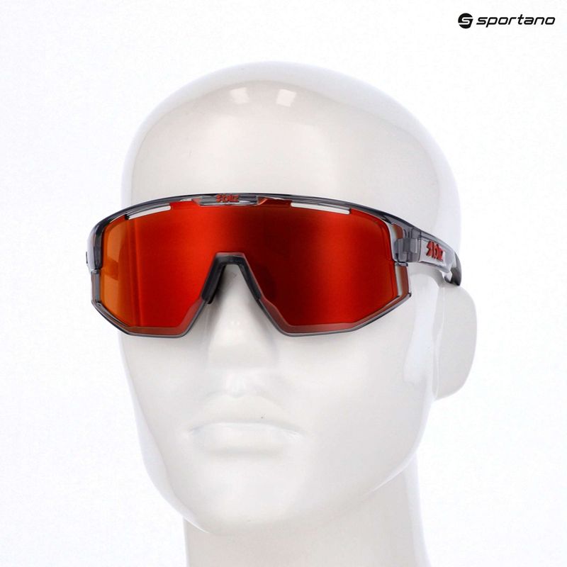 Slnečné okuliare Bliz Vision transparent dark grey/brown red multi 7