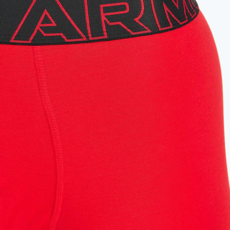 Pánske spodné prádlo Under Armour Perf Cotton 6", 3 ks carbon black/galaxy black 7
