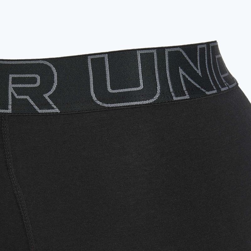 Pánske spodné prádlo Under Armour Perf Cotton 6", 3 ks carbon black/galaxy black 10