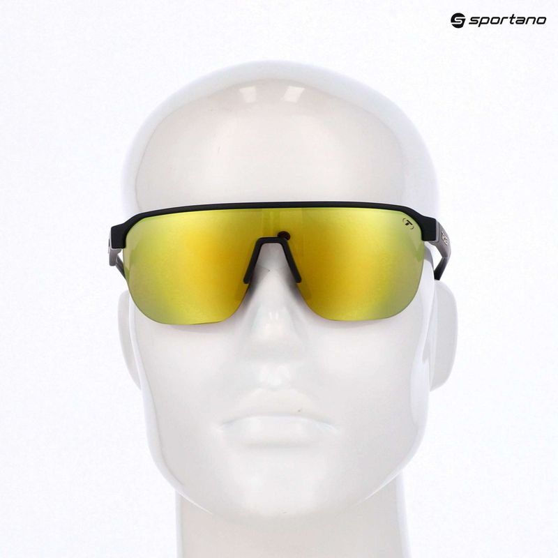 Slnečné okuliare Tifosi Sanctum SL matte black/smoke yellow mirror 4