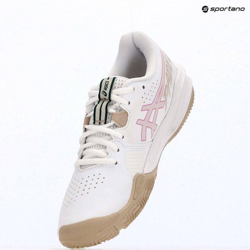 Dámske topánky na padel ASICS Gel-Challenger 15 Padel white/bubblegum 15