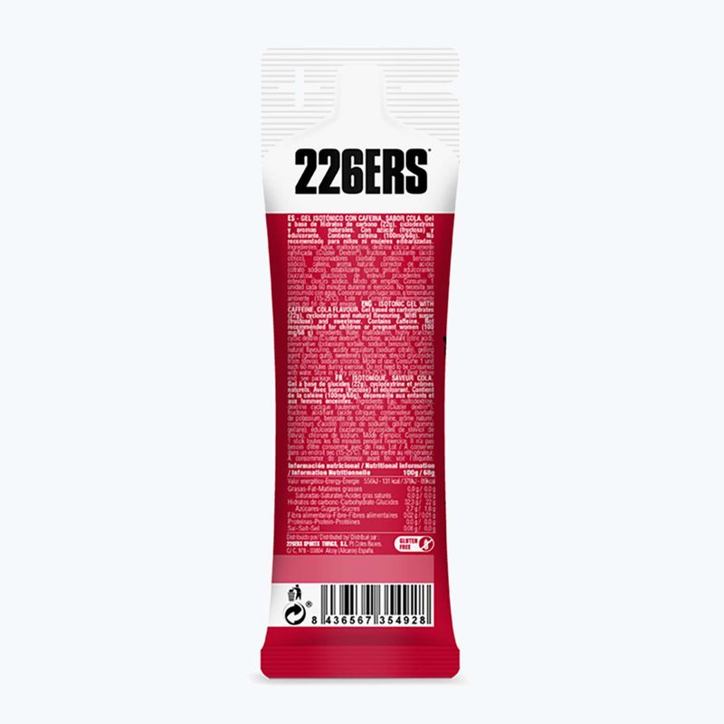 Sada energetických gélov 226ERS Isotonic Caffeine 24 ks x 68 g cola 3