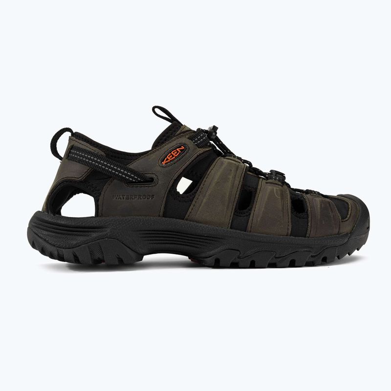 KEEN Targhee III pánske sandále sivé/čierne 2