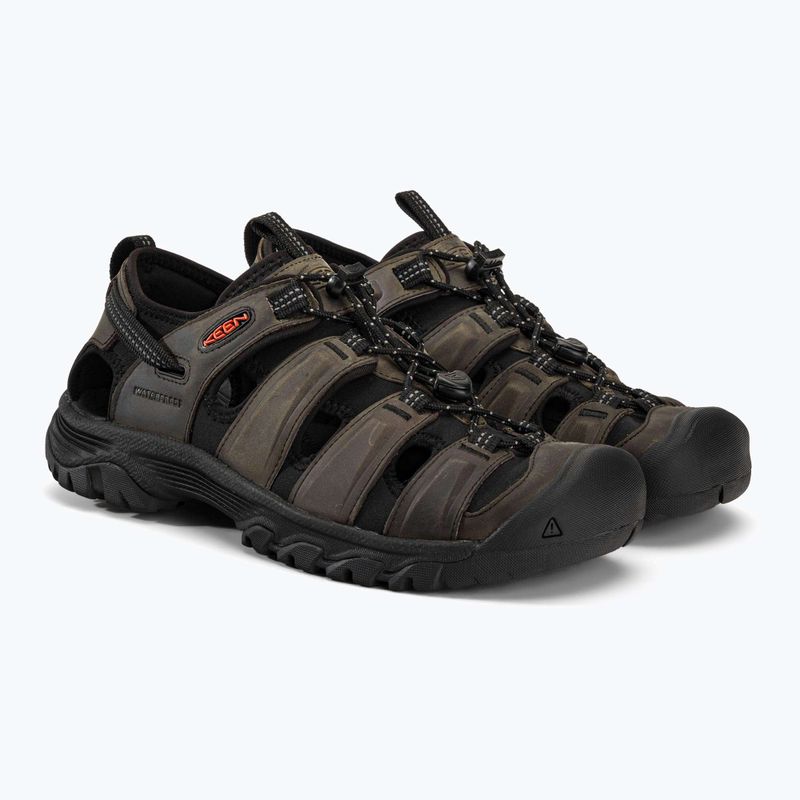 KEEN Targhee III pánske sandále sivé/čierne 4