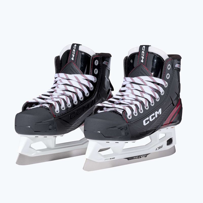 Oánske brankárske hokejové korčule CCM EFlex 6.5 SR REGULAR black 2