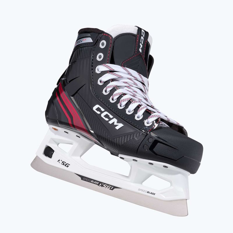 Oánske brankárske hokejové korčule CCM EFlex 6.5 SR REGULAR black 6