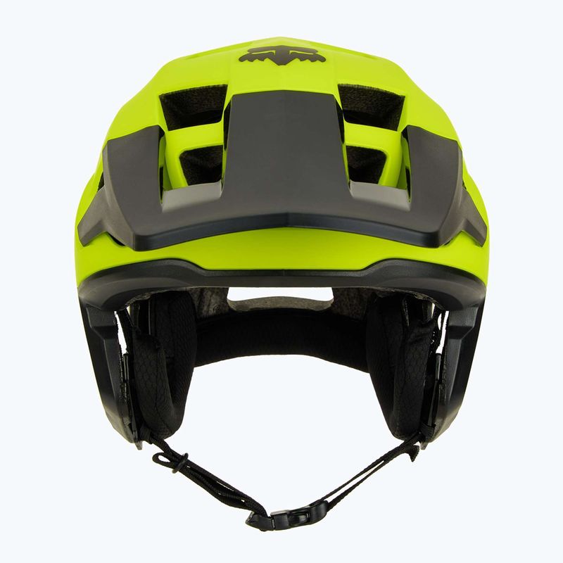 Cyklistická prilba Fox Racing Dropframe fluorescent yellow 2