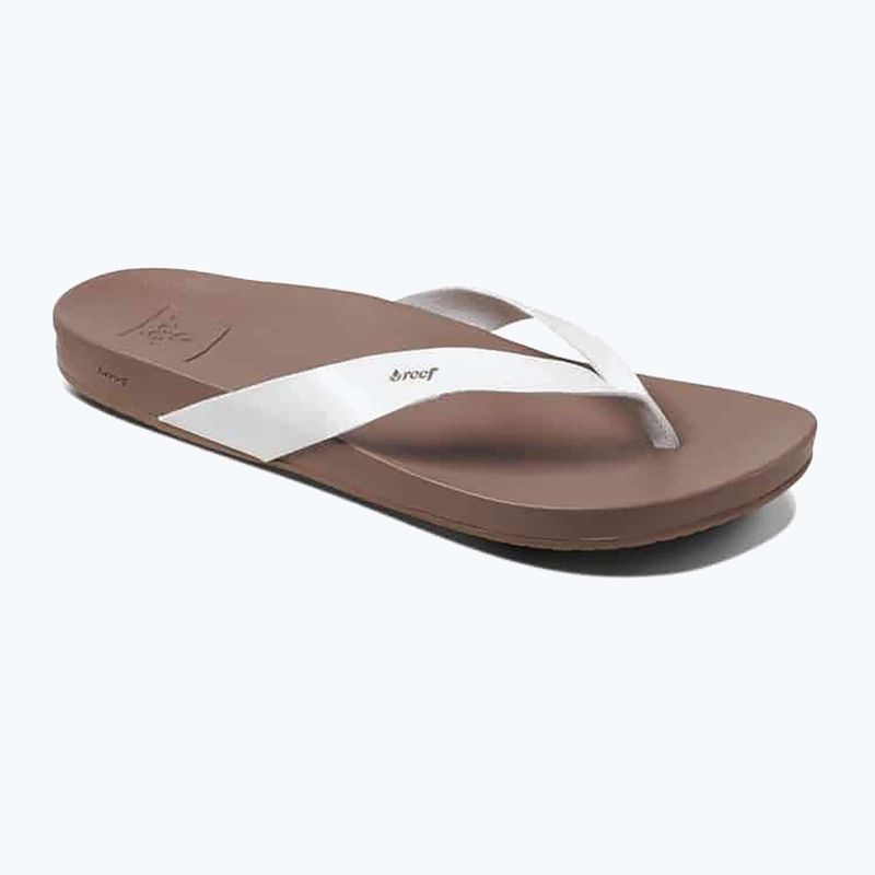 Dámske žabky REEF Cushion Cloud bielo-hnedé RFA3FDSCLD 9