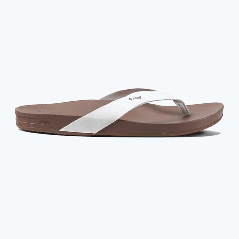Dámske žabky REEF Cushion Cloud bielo-hnedé RFA3FDSCLD 10