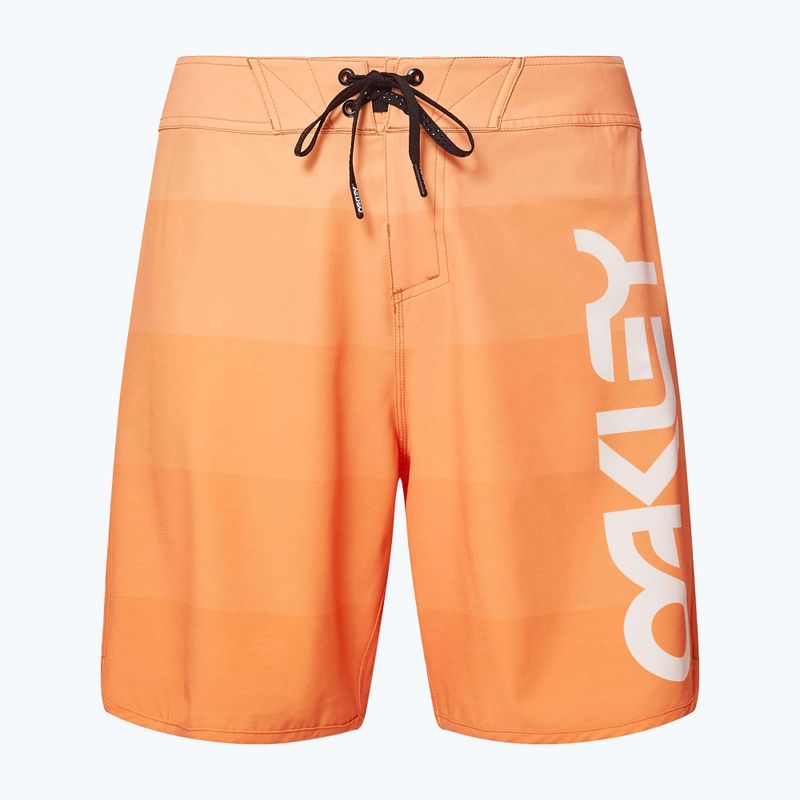 Pánske plavecké šortky Oakley Retro Mark 19" oranžové FOA40430473K 4