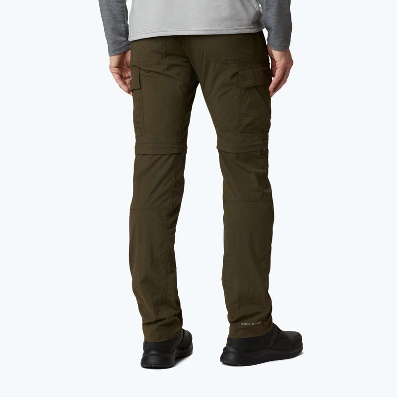 Columbia Silver Ridge II converti 319 green 1794891 pánske trekingové nohavice 2