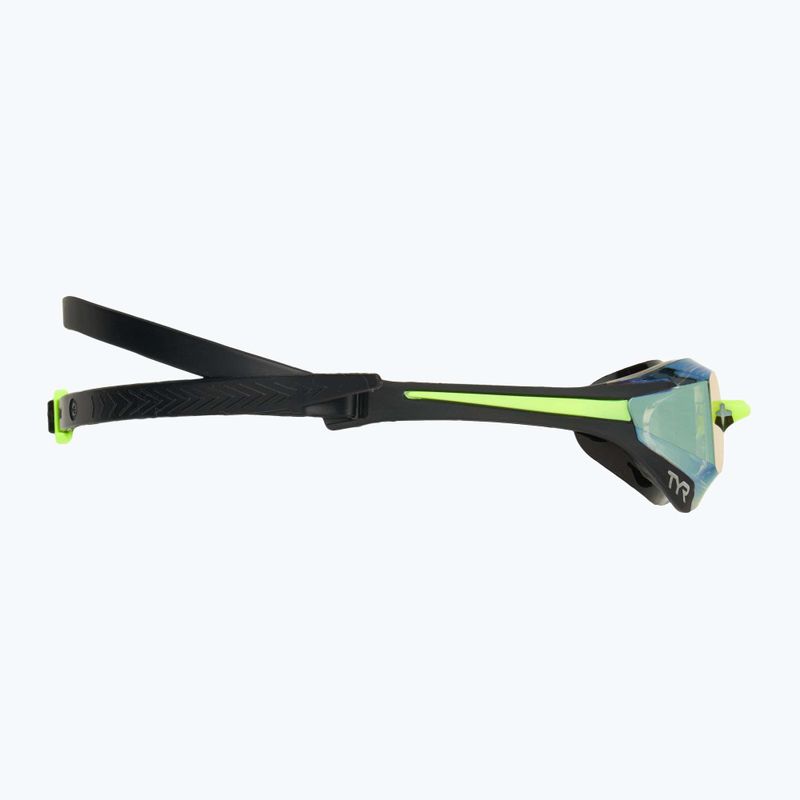 Plavecké okuliare TYR Tracer-X Elite Racing Mirrored black/lime 3