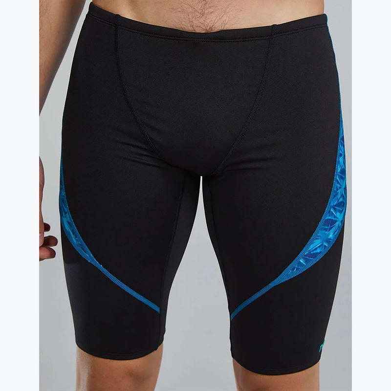 Pánske plavky jammery TYR Durafast Elite Oceanid Jammer light blue/aqua 5