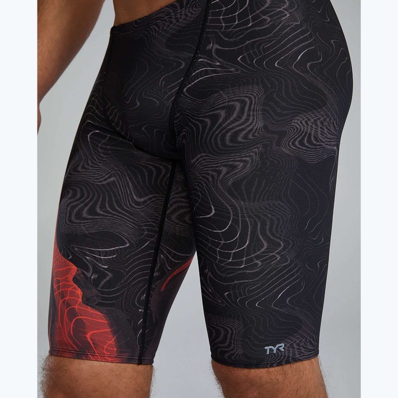 Pánske  plavky jammery Tyr Durafast Elite Firestorm metalic fire 7