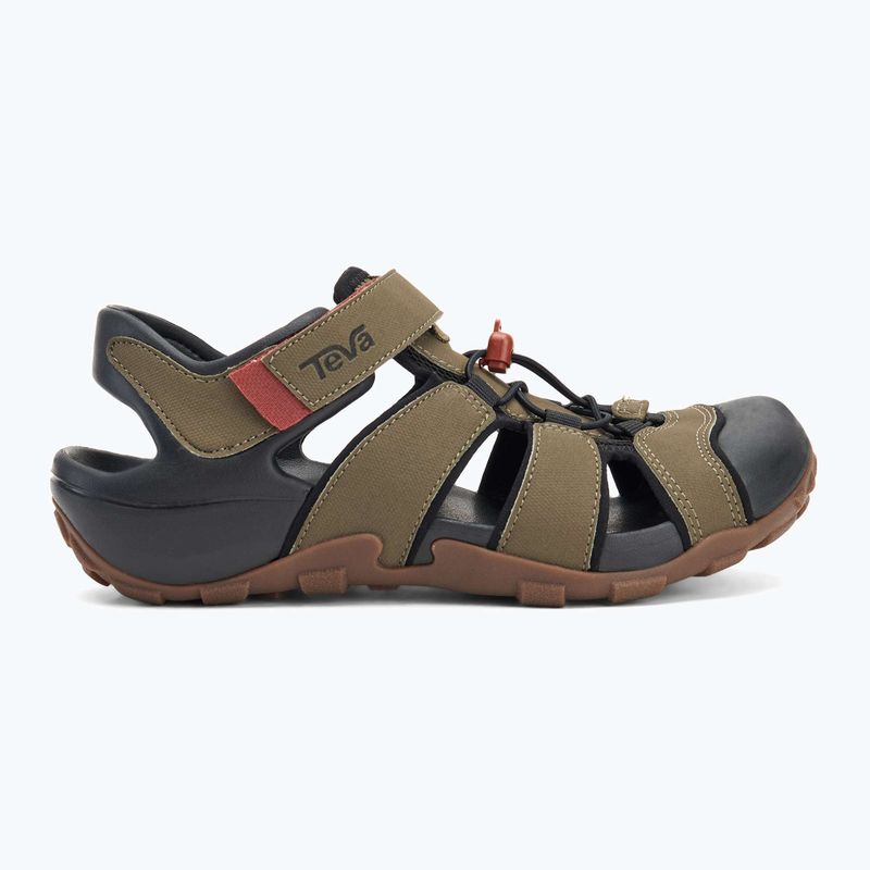 Pánske sandále Teva Flintwood dark olive 2