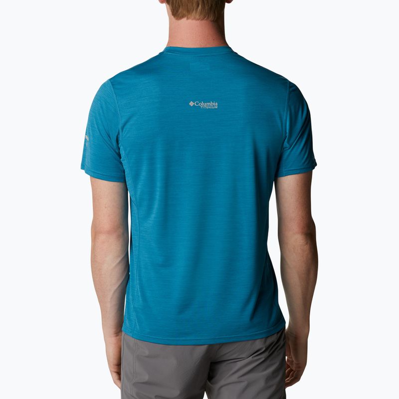 Columbia pánske trekingové tričko Titan Pass Graphic Tee blue 1991471 2