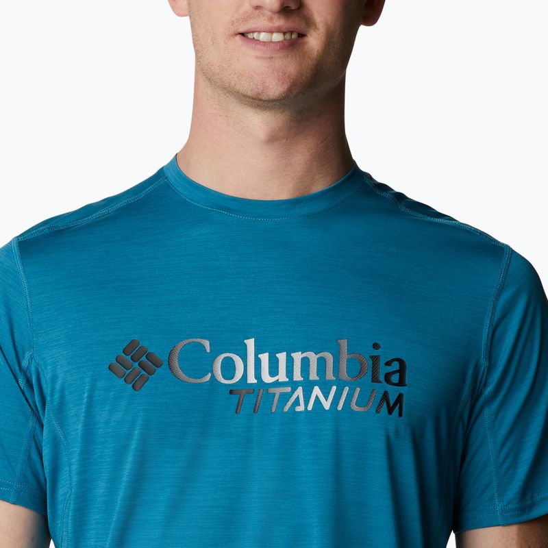 Columbia pánske trekingové tričko Titan Pass Graphic Tee blue 1991471 4