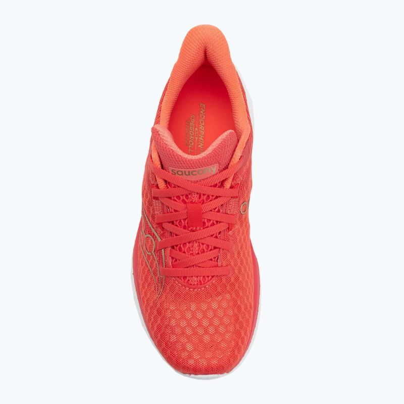 Dámske bežecké topánky Saucony Endorphin Speed 5 coral/salmon 5
