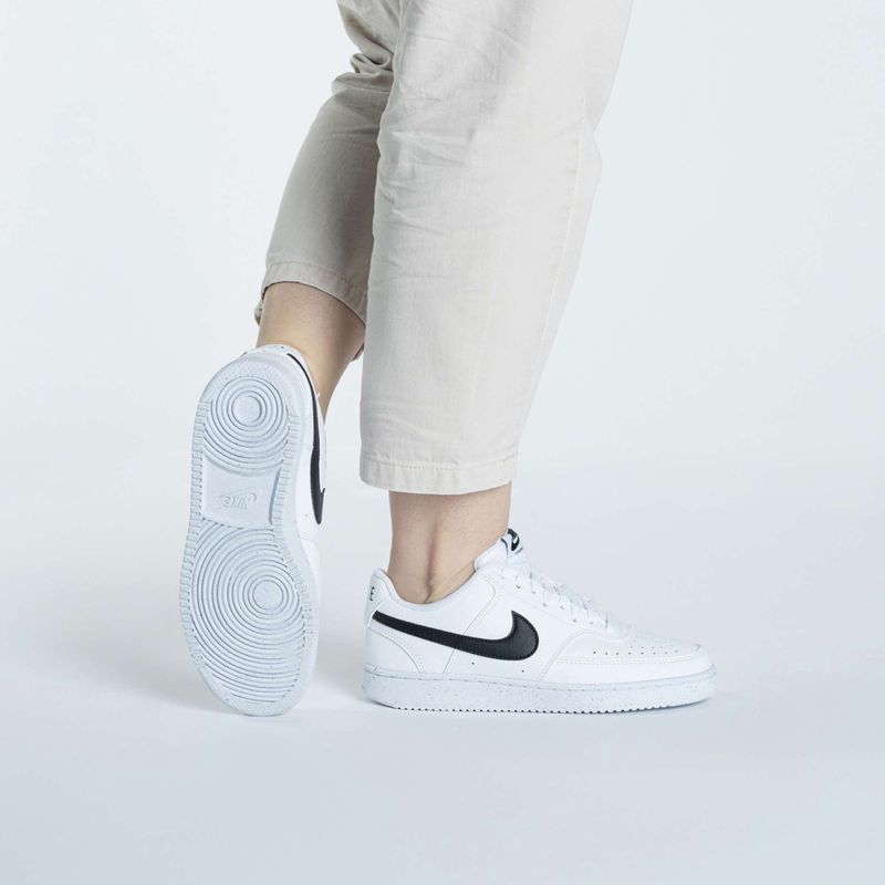 Dámske tenisky Nike Court Vision Low Next Nature white//white/black 2