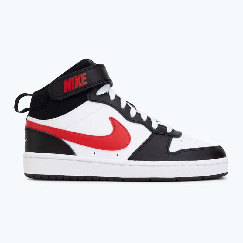 Topánky Nike Court Borough Mid 2 white/white/black/university red 2
