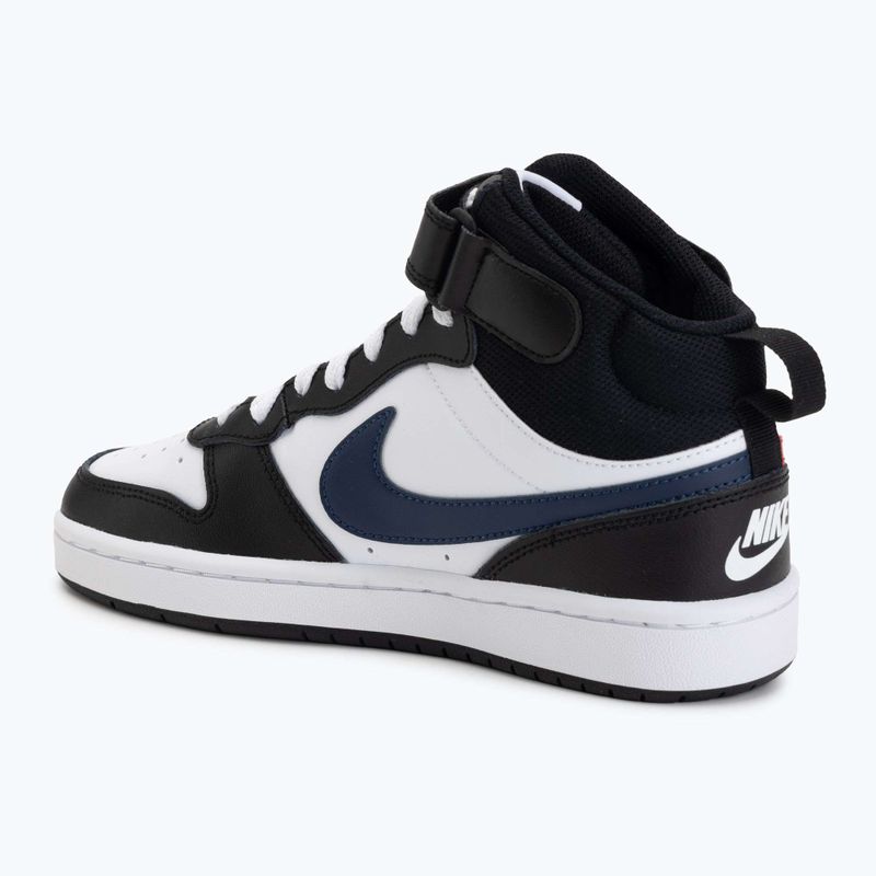 Topánky Nike Court Borough Mid 2 white/white/black/university red 3