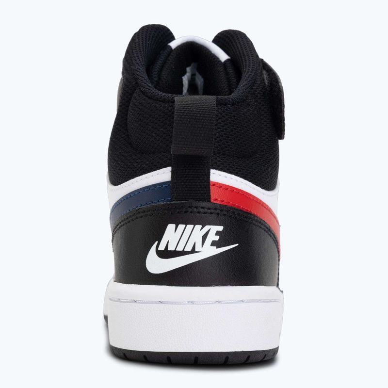 Topánky Nike Court Borough Mid 2 white/white/black/university red 6