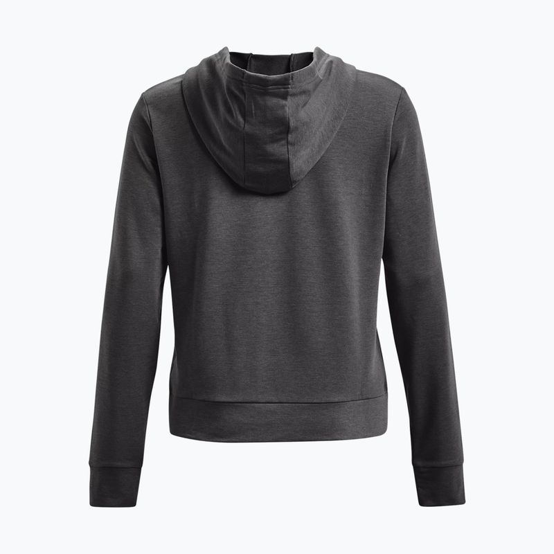 Dámska tréningová mikina Under Armour Rival Terry Full Zip Hoodie šedá 1369853 2