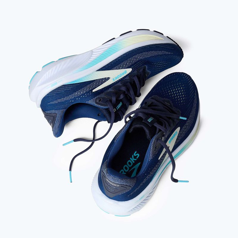 Dámske bežecké topánky Brooks Ghost 17 navy/green/turquoise 9