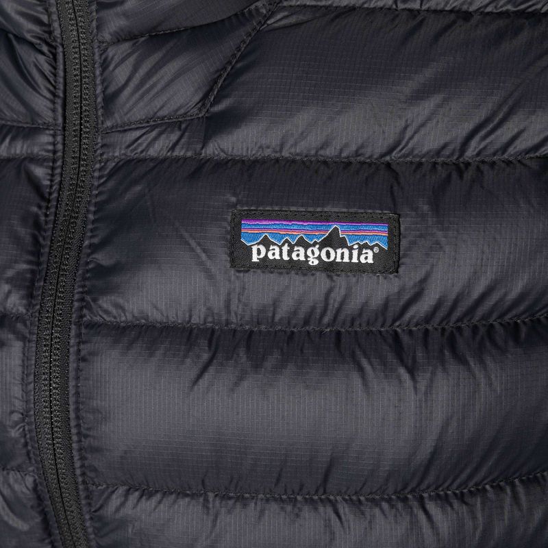 Pánsky sveter Patagonia Down bez rukávov čierny 11