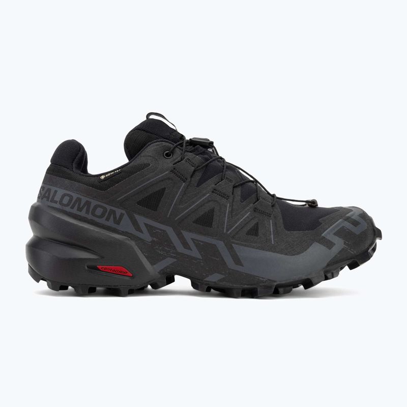 Dámska bežecká obuv Salomon Speedcross 6 GTX black/black/phan 2