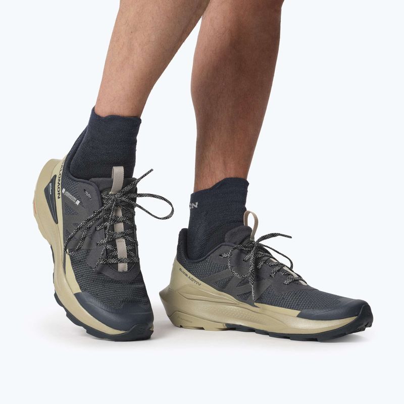 Pánske turistické topánky Salomon Elixir Activ carbon/slate green/glacier 14