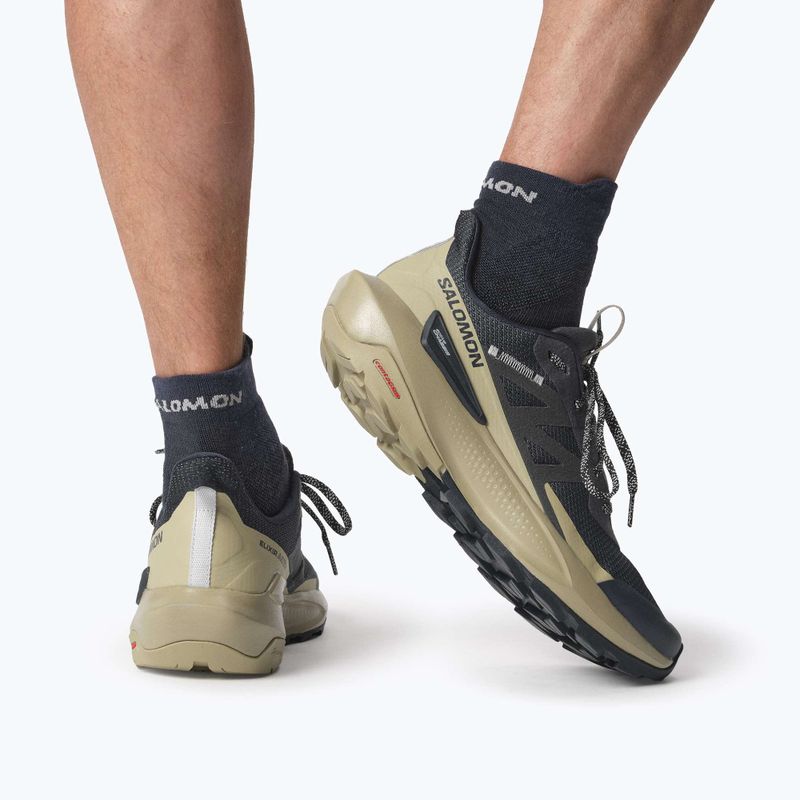 Pánske turistické topánky Salomon Elixir Activ carbon/slate green/glacier 15