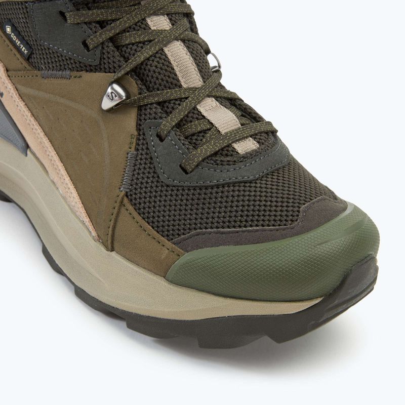 Pánska turistická obuv Salomon Elixir Mid GTX peat/vintage khaki/castlerock 7