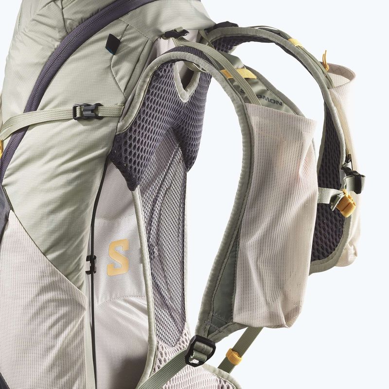 Dámsky turistický batoh Salomon Aerotrek 18 l M-L seagrass/silver cloud/nine iron 3