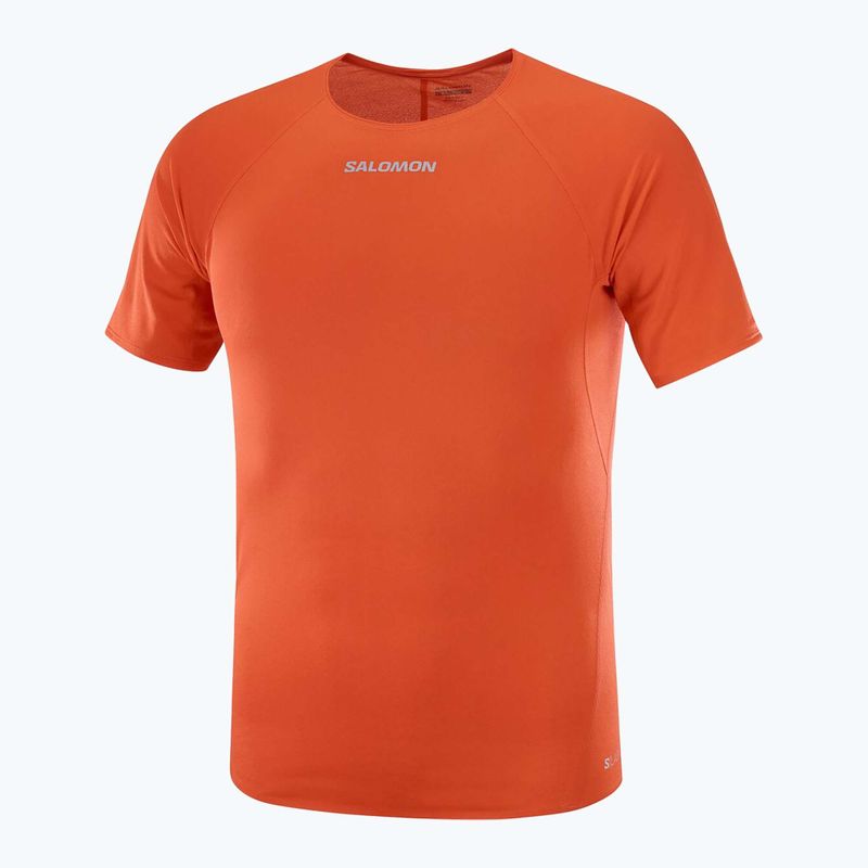 Pánske bežecké tričko Salomon S/Lab Speed ​​Tee flery red 4