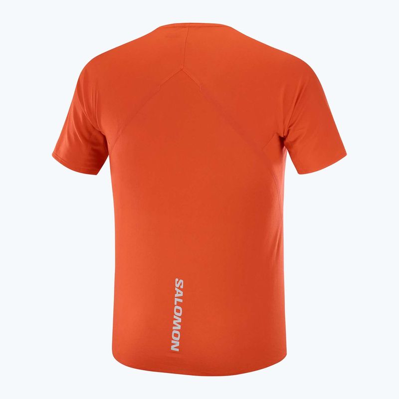 Pánske bežecké tričko Salomon S/Lab Speed ​​Tee flery red 5