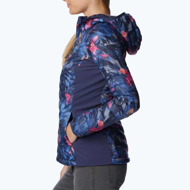 Columbia Powder Pass Dámska hybridná bunda s kapucňou navy blue 1773211471 4