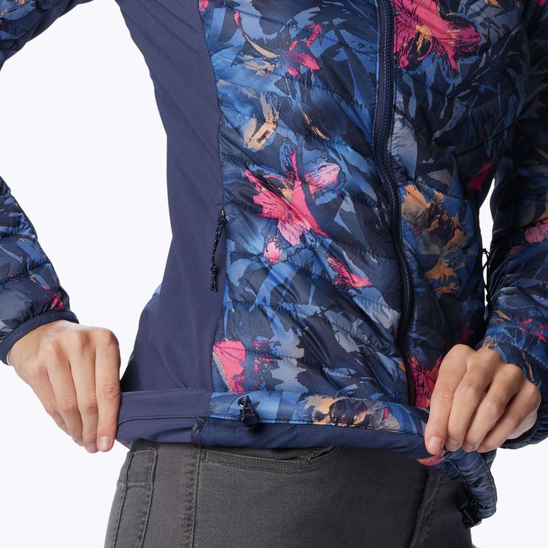Columbia Powder Pass Dámska hybridná bunda s kapucňou navy blue 1773211471 7