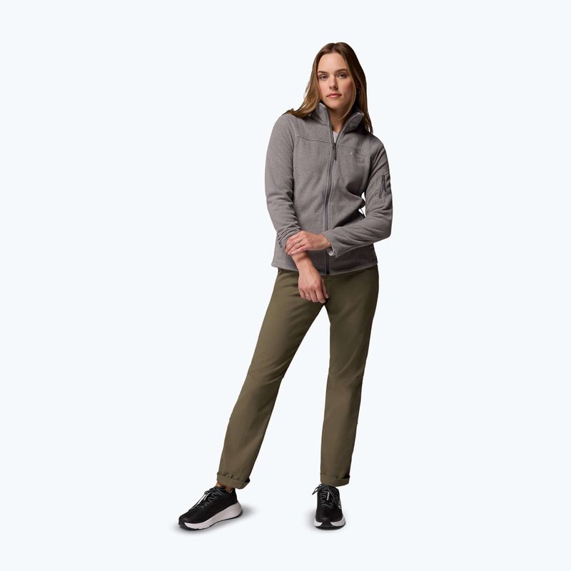 Dámska fleecová mikina Columbia Fast Trek II City Grey Heather/City Grey 2