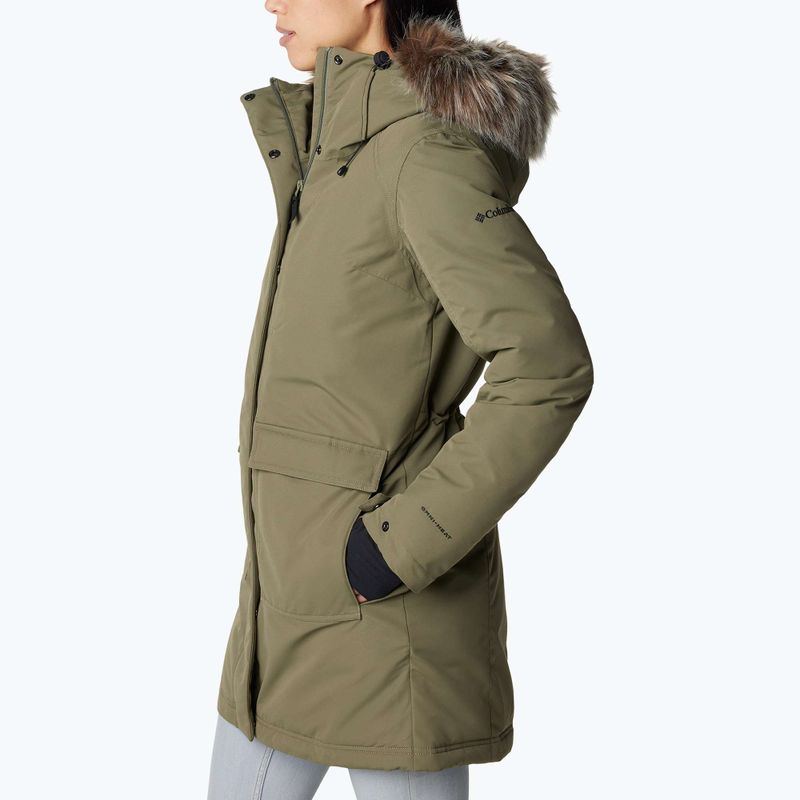 Dámský zateplený kabát Columbia Little Si II Ins Parka stone green 3