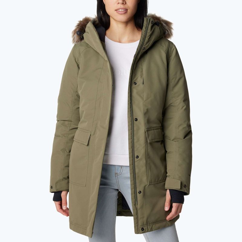 Dámský zateplený kabát Columbia Little Si II Ins Parka stone green 4