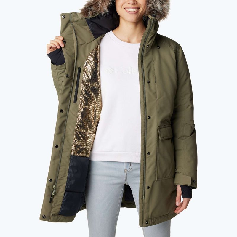 Dámský zateplený kabát Columbia Little Si II Ins Parka stone green 8