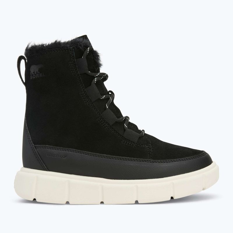 Detské snehule  Sorel Youth Sorel Explorer III Lace black/sea salt 2