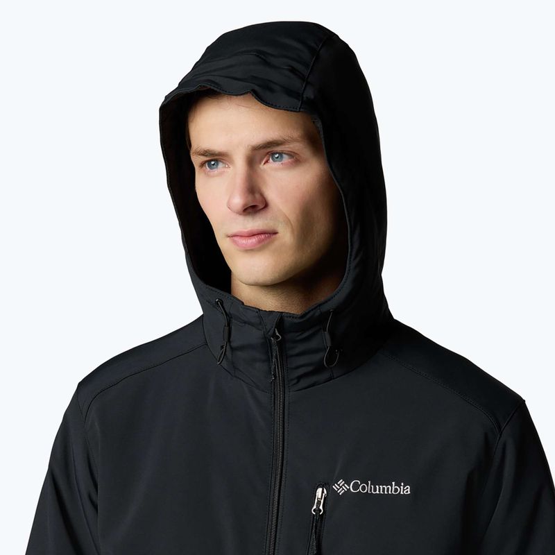 Pánska bunda Columbia Gate Racer II Softshell čierna 6