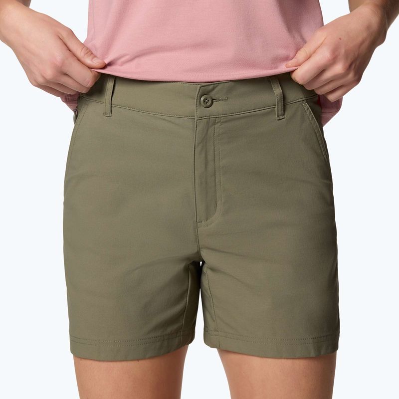 Dámske trekingové šortky Columbia Leslie Falls Short II stone green 5