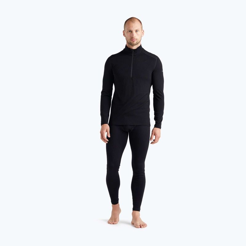 Pánska termo  mikina icebreaker 260 Tech LS Half Zip black 2