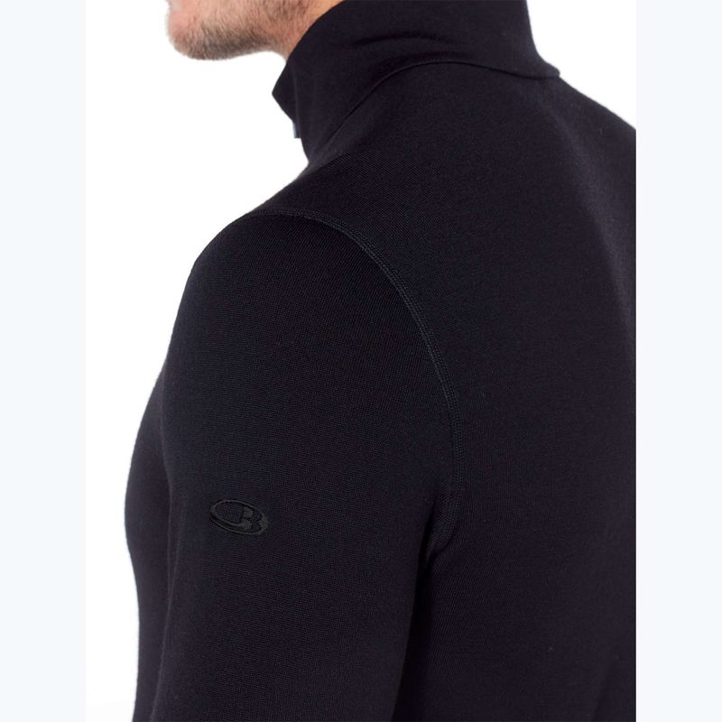 Pánska termo  mikina icebreaker 260 Tech LS Half Zip black 6