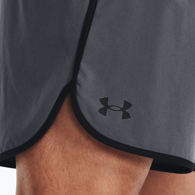 Under Armour Hiit Woven šedé pánske tréningové šortky 1377027 8