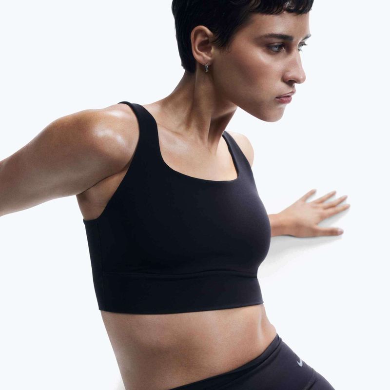 Športová podprsenka Nike Zenvy Medium-Support black/sail 5